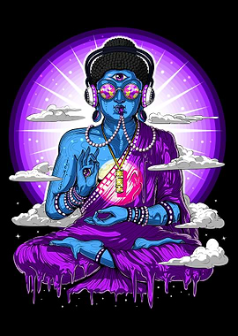 Psytrance Trippy Buddha