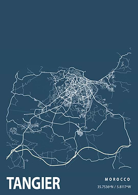 Tangier Blueprint Street