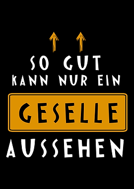 Geselle Lehrling Auszubild