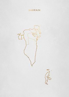 Gold Bahrain Map