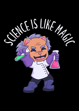 Science Is Like Magic Cat