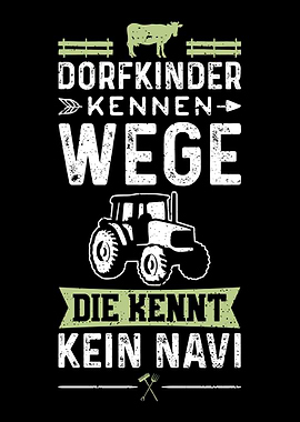 Dorfkinder Kennen Wege Die