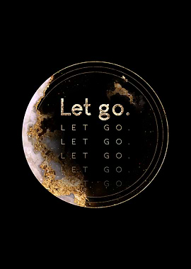 Let Go Inspirational Gold
