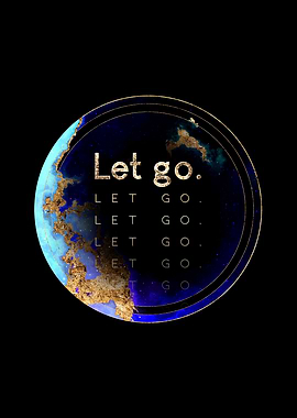Let Go Inspirational Gold