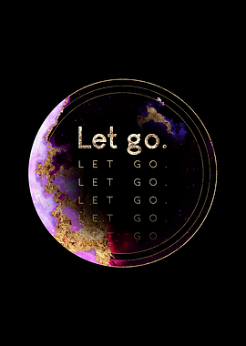 Let Go Inspirational Gold