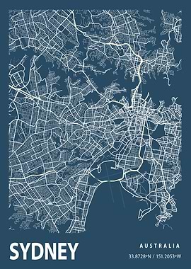 Sydney Blueprint Street
