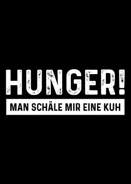 Hunger Schlen Kuh Fleisch