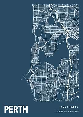 Peth Blueprint Street Map