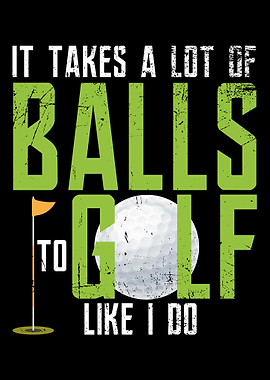 Funny Golf Golfer
