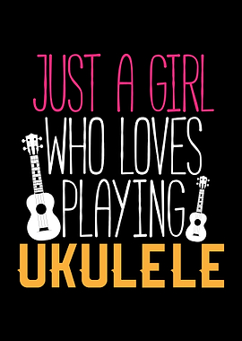 Ukulele Playing Girl Quote