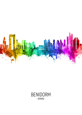 Benidorm Skyline Spain
