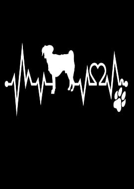 Heartbeat Pug