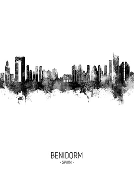 Benidorm Skyline Spain