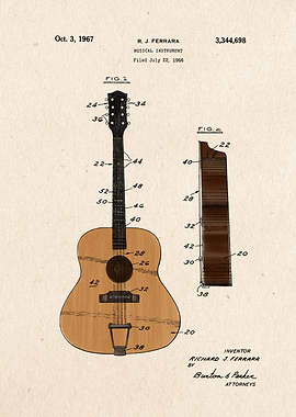 guitar patent color 5