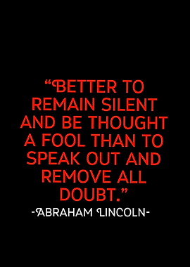 Abraham Lincoln text art