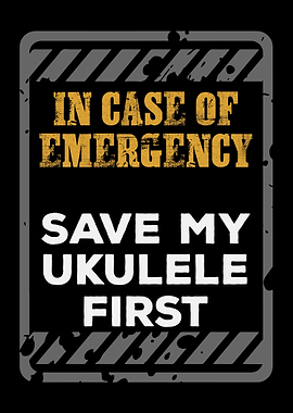 Ukulele Joke Warning Sign