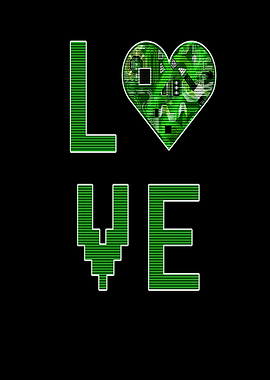 Love Herz Digital Liebe