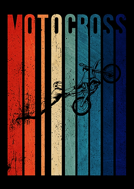 Motocross Retro Vintage