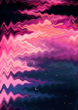 Abstract Night Pink