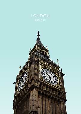 London Travel Illustration