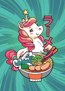 Ramen Unicorn Soup