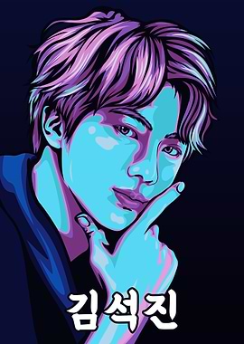 BTS JIN POSTER