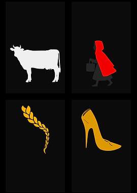 Cow cape hair slipper