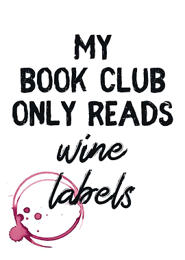 Wine labels book club