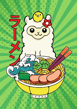 Ramen Llama Manga Anime