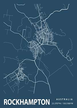 Rockhampton Blueprint Map