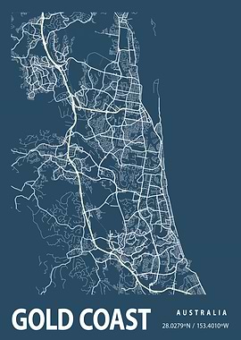 Gold Coast Blueprint Map