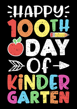 Happy 100th Day Of Kinderg