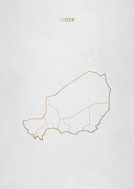 Gold Niger Map