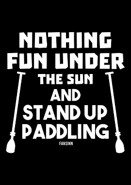 Water standing paddling su