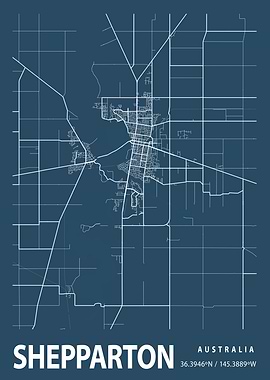 Shepparton Blueprint Map