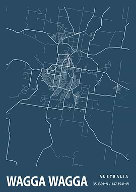 Wagga Wagga Blueprint Map