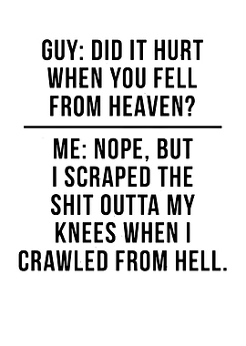 Guy Did It Hurt When You