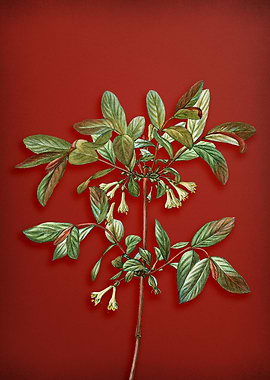 Blooming Honeyberry Flower