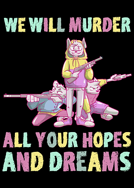 Funny Pastel Gothic Dogs