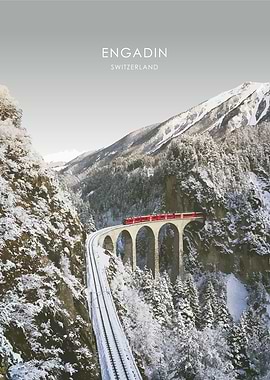 Switzerland Alps Artwork