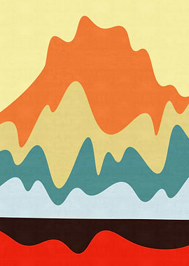 Undulating landscape IX