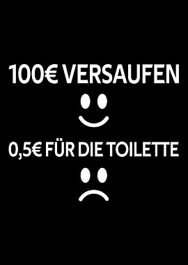 Drinking Away Toilet Gift