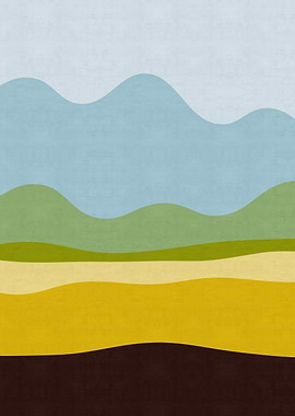 Undulating landscape VIII