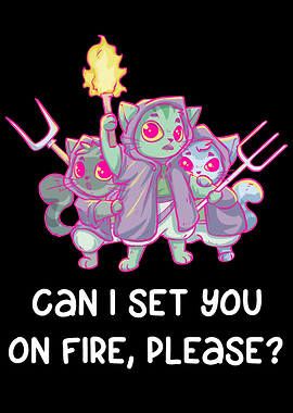 Cat Mob Pastel Goth Kawaii