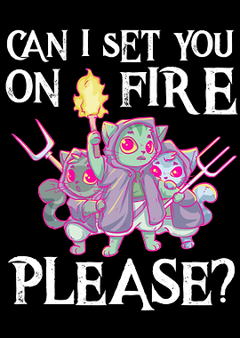 Sassy Pastel Goth Cats Cat