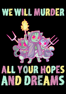 Kawaii Cats Pastel Goth