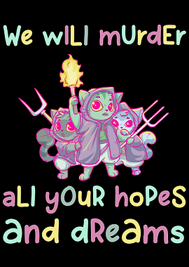 Pastel Goth Cat Mob Cats