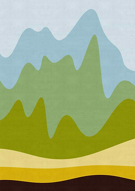 Undulating landscape V