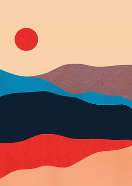 Undulating landscape X