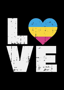 Love Heart Pansexual